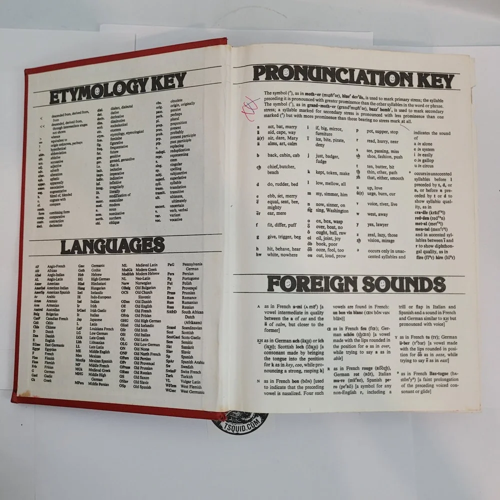 Random House College Dictionary Revised Edition English Hardcover Thumb Indexed